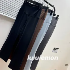 Luxus-Strumpfhose von Lululemon, schwarz, Spandex, schicker Luxus