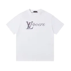 Hochwertige Louis Vuitton Kurzarm-Kollektion mit schwarzem Farbverlauf