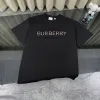 Premium Qualität Burberry Kurzarm Schwarz Baumwolle Kariert Luxus