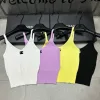 Hochwertige Chanel Hosenträger aus weißer Strickkollektion