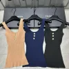 Luxus Balmain Weste Gold Strick Kollektion