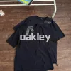 Premium Qualität Oakley Kurzarmhemden Navy Atmungsaktiv Luxus