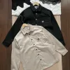 Hochwertiges Adidas Langarmshirt aus schwarzer Baumwolle mit Logo