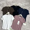 Bestseller Lululemon Kurzarm Schwarz Strick Elegant Luxus