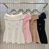 Bestseller Balmain Weste Weiß Strick Luxus