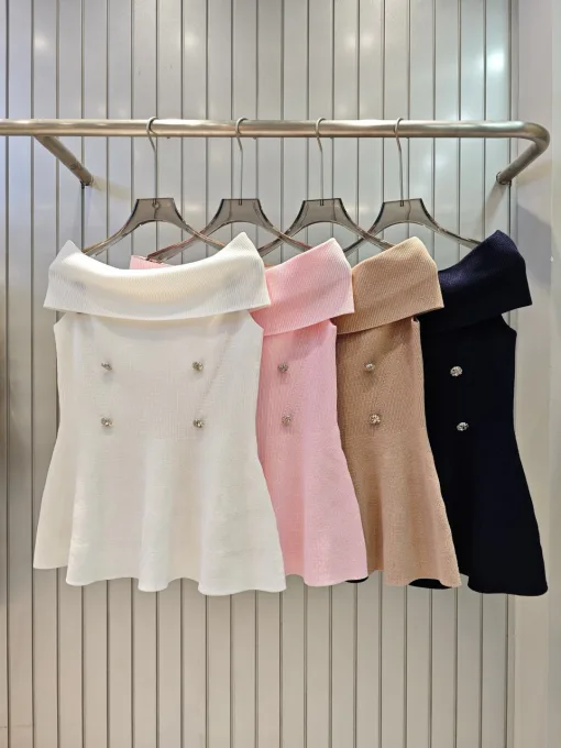 Bestseller Balmain Weste Weiß Strick Luxus