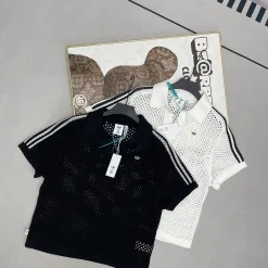 Premium Adidas Kurzarmshirt Baumwolle Logo Kollektion
