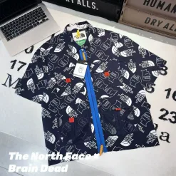 Premium The North Face Hemd Navy Nylon Casual Style
