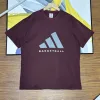 Luxus Adidas Kurzarm Schwarz Baumwolle Logo Luxus