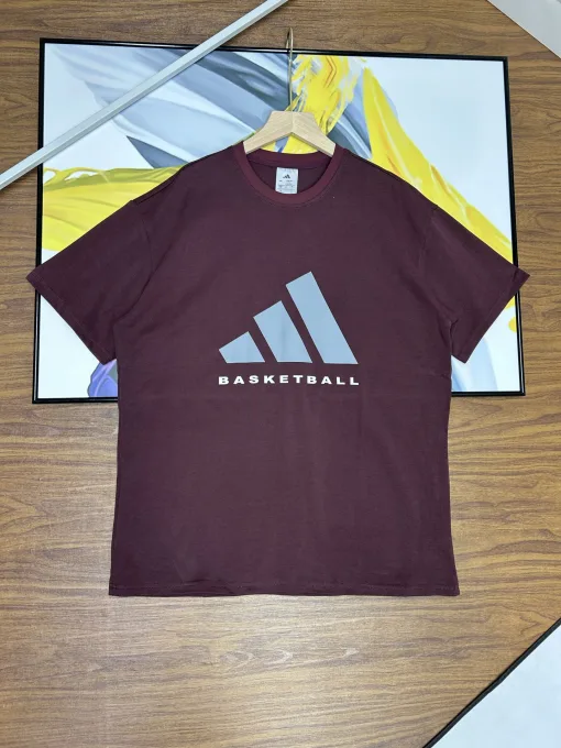 Luxus Adidas Kurzarm Schwarz Baumwolle Logo Luxus
