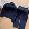 Hochwertige Fred Perry Anzüge Navy Nylon Retro Luxus