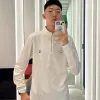 Hochwertiges Fila Langarmshirt aus schwarzer Baumwolle im Logo-Stil