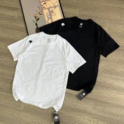 Luxury Descente Kurzarm Schwarz gewaschen Luxus