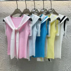 Premium Ralph Lauren Weste, Strick, bestickt, Rosa