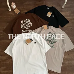 Premium Qualität The North Face Kurzarm Weiß Baumwolle Klassischer Luxus