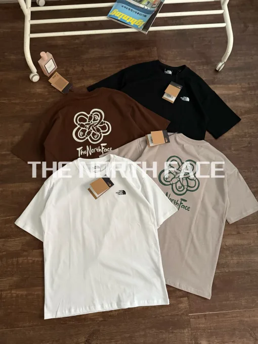Premium Qualität The North Face Kurzarm Weiß Baumwolle Klassischer Luxus