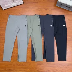 Hochwertige Descente-Hose aus schwarzer Seide, atmungsaktiver Stil