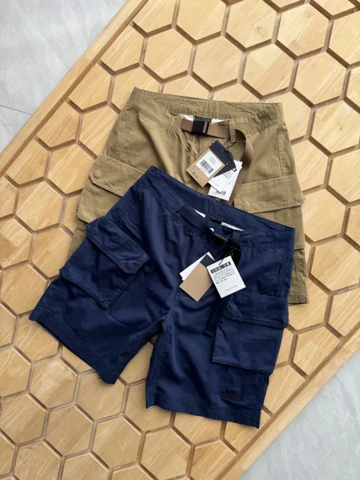 Luxus The North Face Shorts Khaki Bestickt Luxus