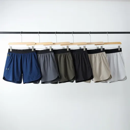 Premium Under Armour Shorts Grau Logo Kollektion