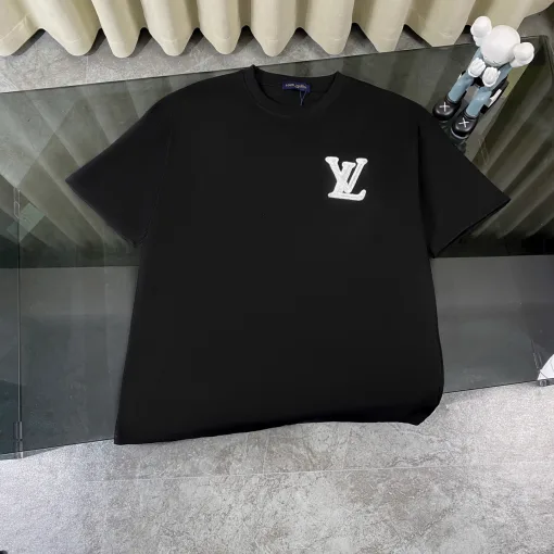Bestseller Louis Vuitton Kurzarmhemd Weiße Baumwolle Classic Collection