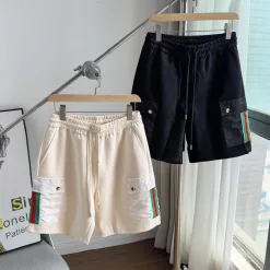 Bestseller Gucci Shorts Roter Strick Bestickter Luxus