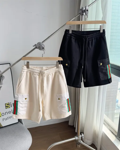 Bestseller Gucci Shorts Roter Strick Bestickter Luxus