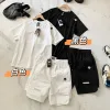 Premium Descente Kurzarm Schwarz Seide Casual Luxury