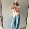 Premium Gucci Kurzarm Beige Washed Kollektion