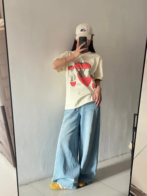Premium Gucci Kurzarm Beige Washed Kollektion