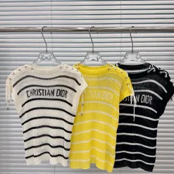 Hochwertige Dior Weste aus der weißen Jacquard-Kollektion