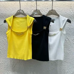 Bestseller Chanel Weste Gelbe Strickkollektion