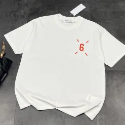 Bestseller Margiela Kurzarmhemd Schwarz Atmungsaktive Kollektion