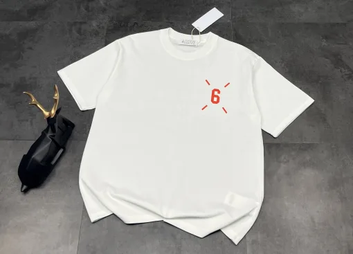 Bestseller Margiela Kurzarmhemd Schwarz Atmungsaktive Kollektion