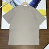 Luxus Descente Kurzarm Weiß Baumwolle Logo Style