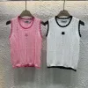 Luxus Chanel Weste Pink Strick Luxus