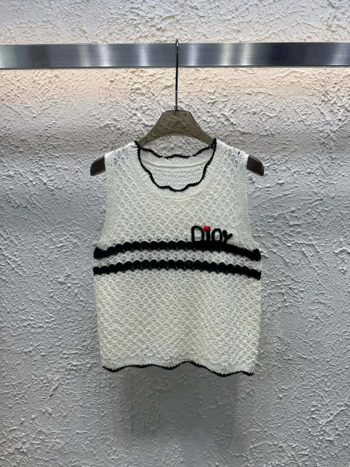 Hochwertige Dior Weste Strick Luxus