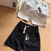 Premium Ralph Lauren Shorts Graue Baumwollstickerei Kollektion