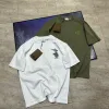 Hochwertiger Burberry Kurzarm-Stil mit grünem Druck