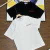 Luxuriöses Lululemon Kurzarmshirt in schwarzer Baumwolle mit Logo