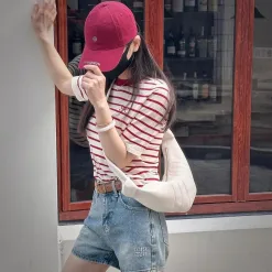 Luxus-Shorts aus Denim und Strass von Miu Miu