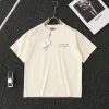 Premium Dior Kurzarm Schwarz Baumwolle Logo Luxus