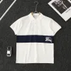 Burberry Kurzarmhemd aus weißer Baumwolle in Premiumqualität, Classic Collection