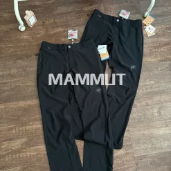 Hochwertige Mammut Hose Schwarz Atmungsaktiv Luxus