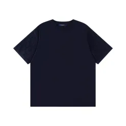 Hochwertiger Louis Vuitton Kurzarm-Baumwoll-Jacquard-Stil