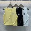 Bestseller Chanel Weste Gelb Strick Luxus