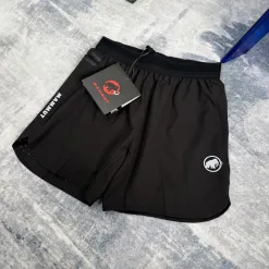 Hochwertige Mammoth Shorts Schwarz Atmungsaktive Kollektion