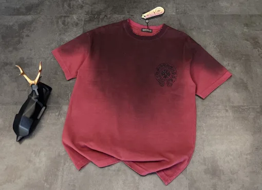 Premium Qualität Chrome Hearts Kurzarm Schwarz Baumwolle Gewaschen Luxus