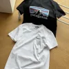 Bestseller: Patagonia Kurzarmhemd in Schwarz mit Baumwolldruck