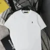 Bestseller Ralph Lauren Kurzarm-Logo-Stil aus schwarzer Baumwolle