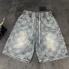 Premium Louis Vuitton Shorts Weiß Denim Vintage Luxus